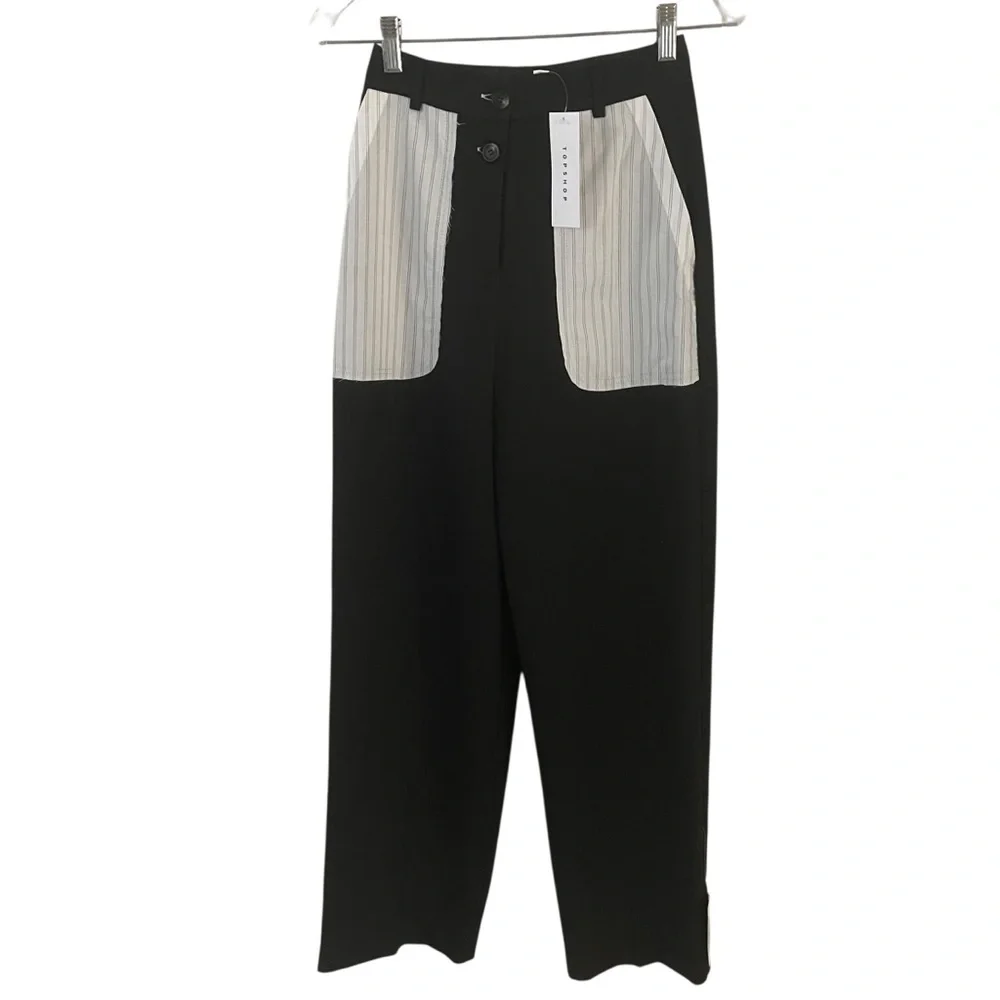NWT Topshop Black Pants Size 0